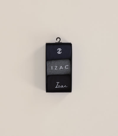 Boite de chaussettes marine - IZAC