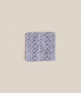 Pochette fantaisie feuillage bleue - IZAC