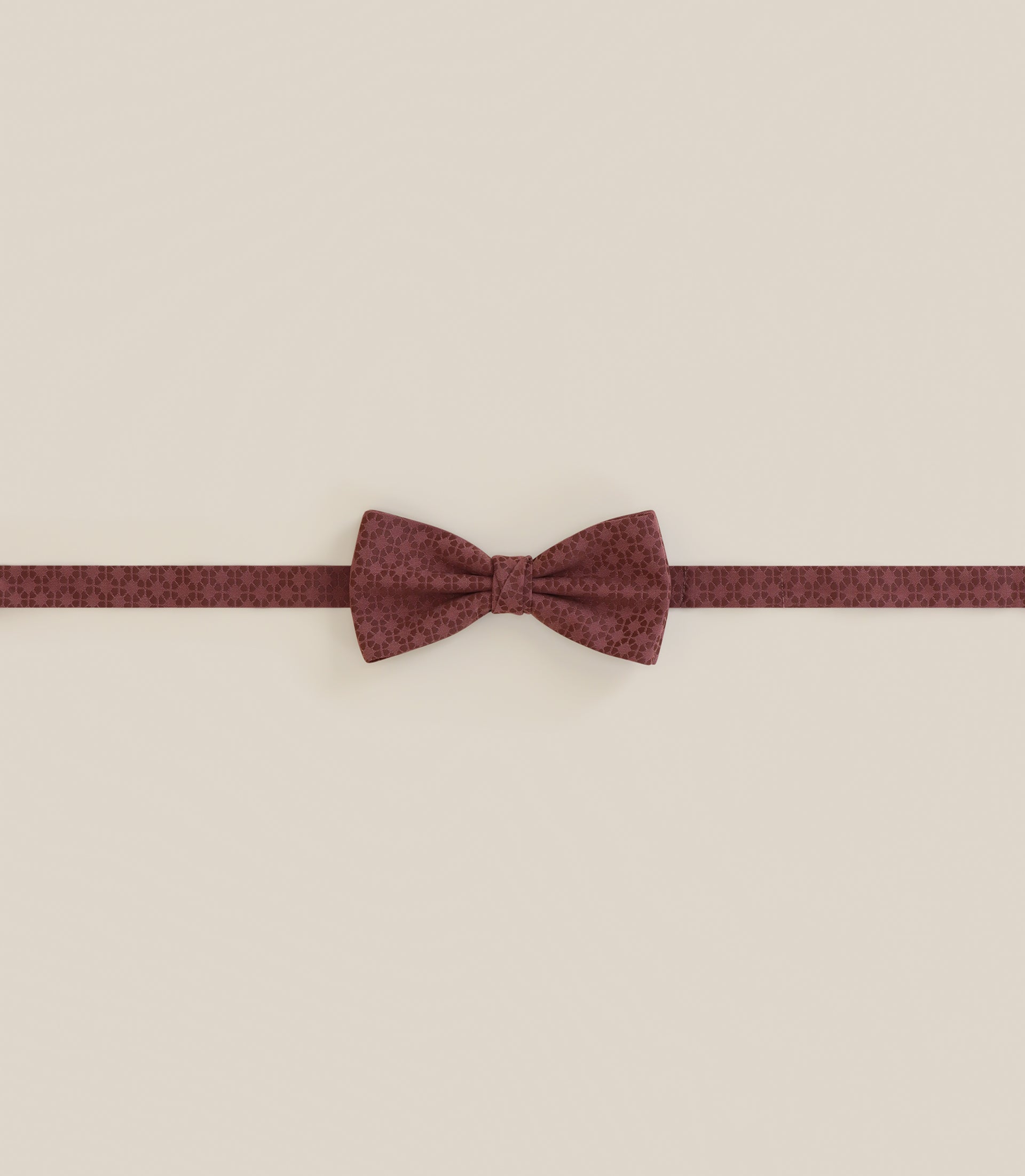 Noeud papillon à motifs terracotta - IZAC