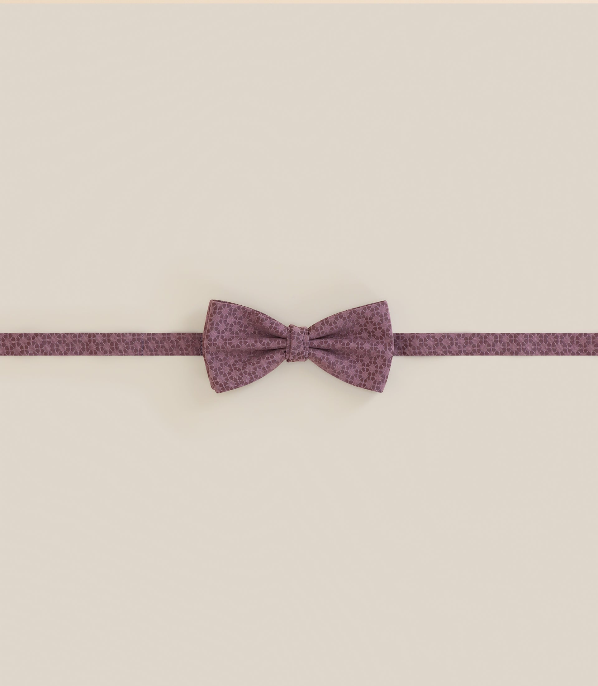 Noeud papillon à motifs violet - IZAC