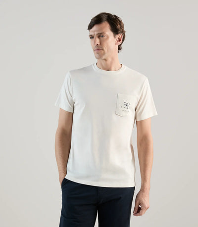 T-shirt à manches courtes écru - IZAC