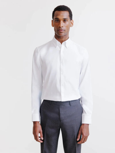 Chemise col américain blanche - IZAC