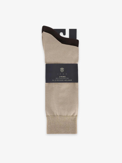 Pack de chaussettes beige - IZAC