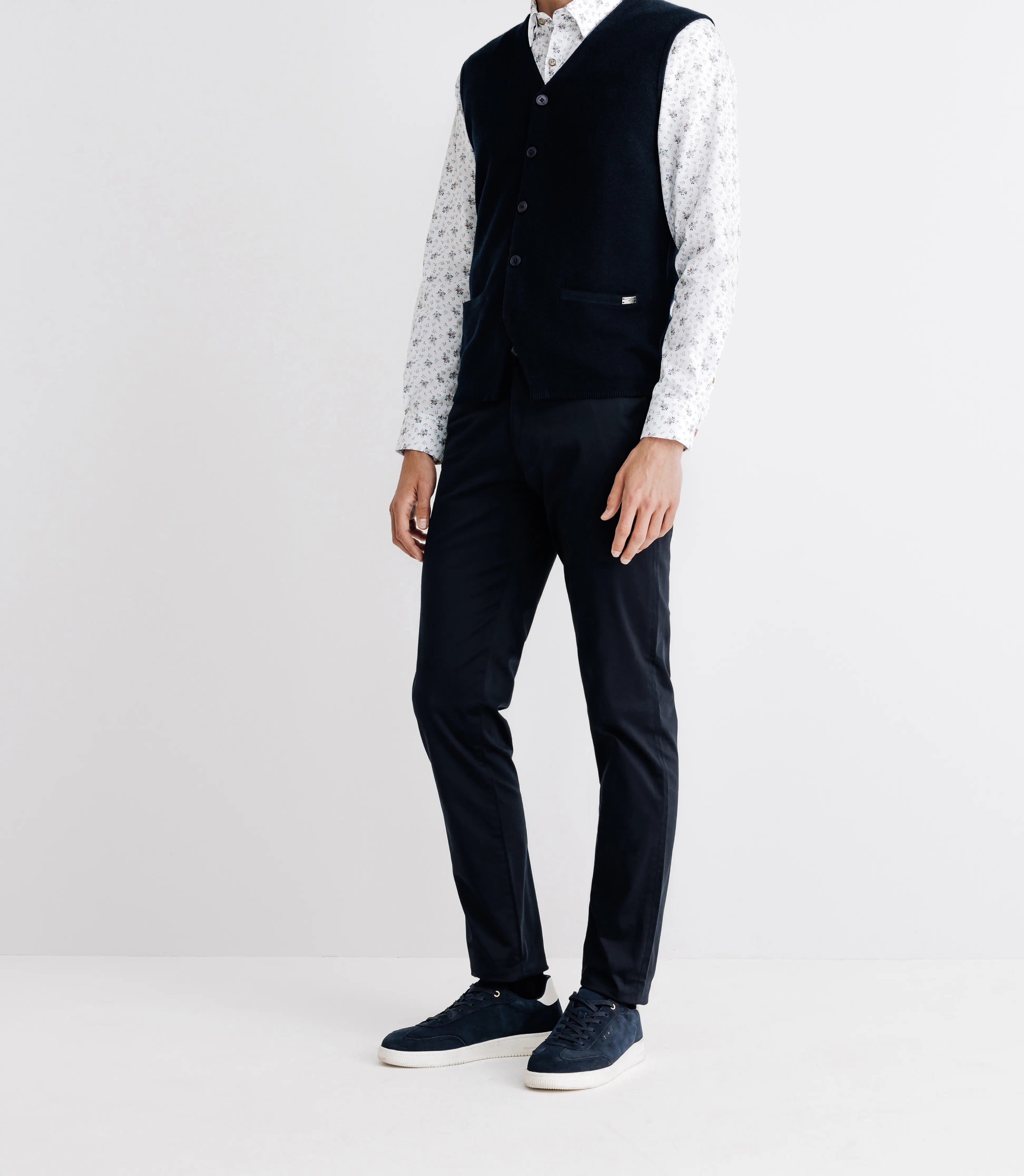 Gilet sans manches marine - IZAC