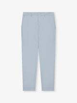Pantalon avec taille élastiquée bleu - IZAC