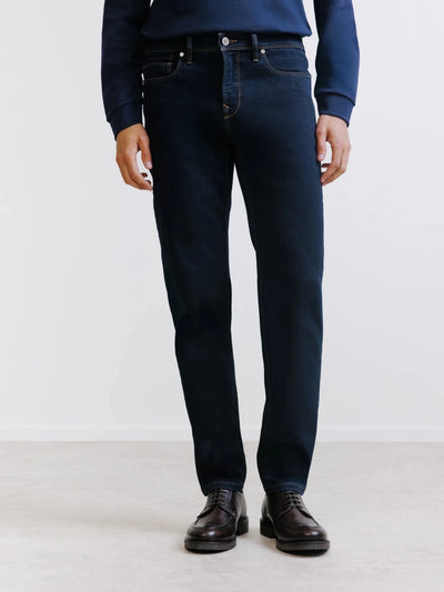 Jean 5 poches slim marine foncé - IZAC