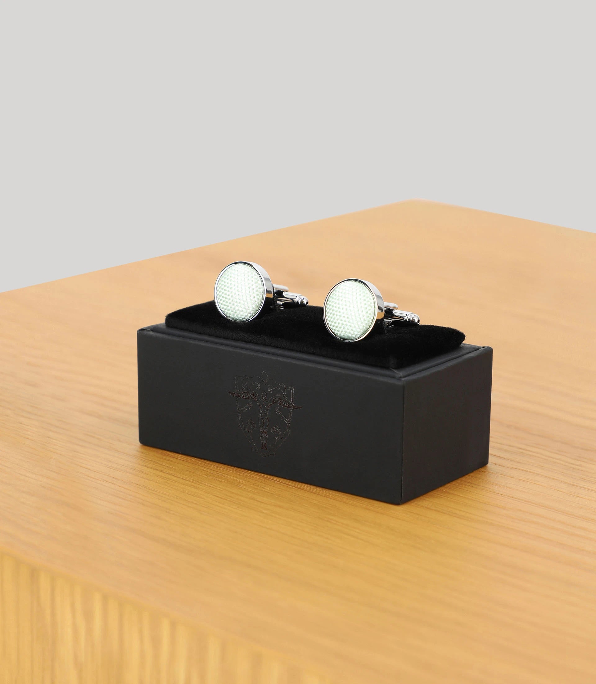 Boutons de manchette vert clair - IZAC