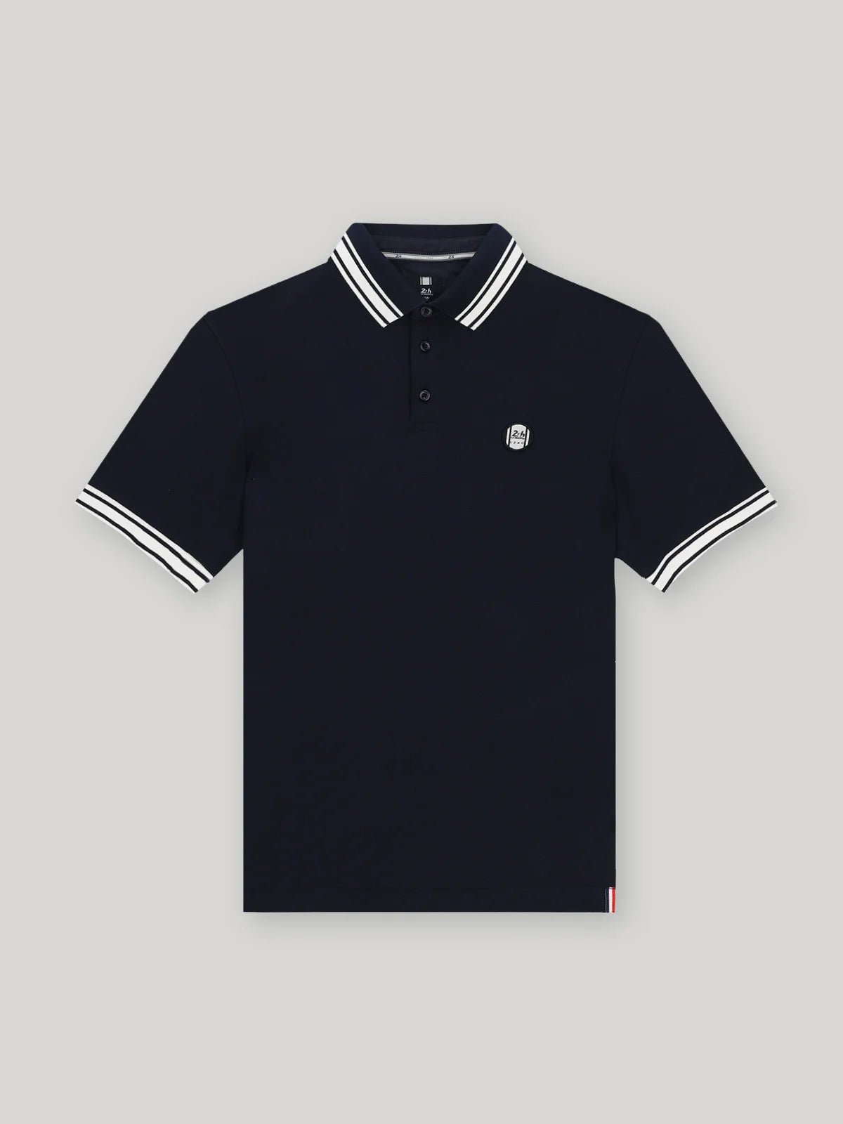 Polo piqué boutonné marine 24h Le Mans - IZAC