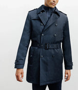 Trench croisé marine