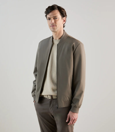 Blouson col teddy taupe - IZAC