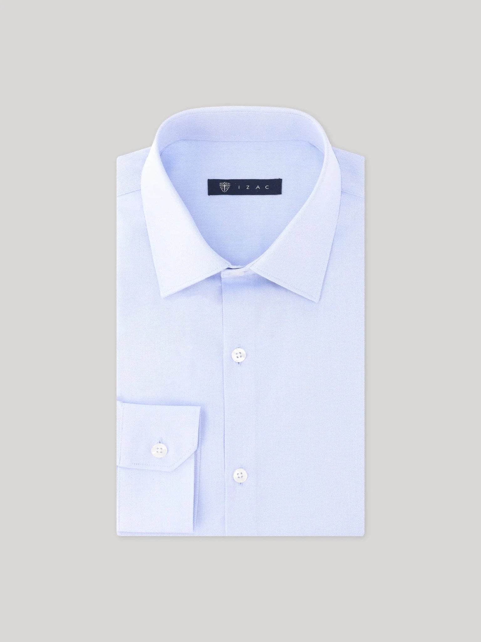 Chemise ville easy iron ciel - IZAC