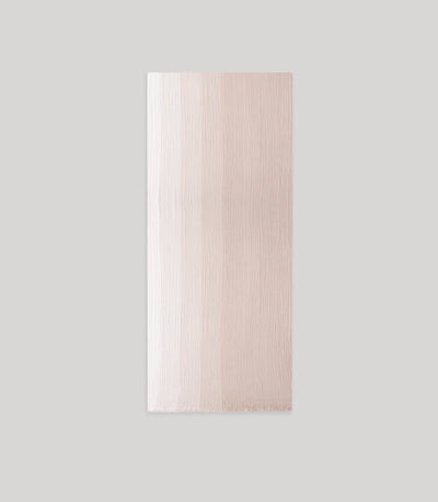 Écharpe rayée effet dégradé beige - IZAC