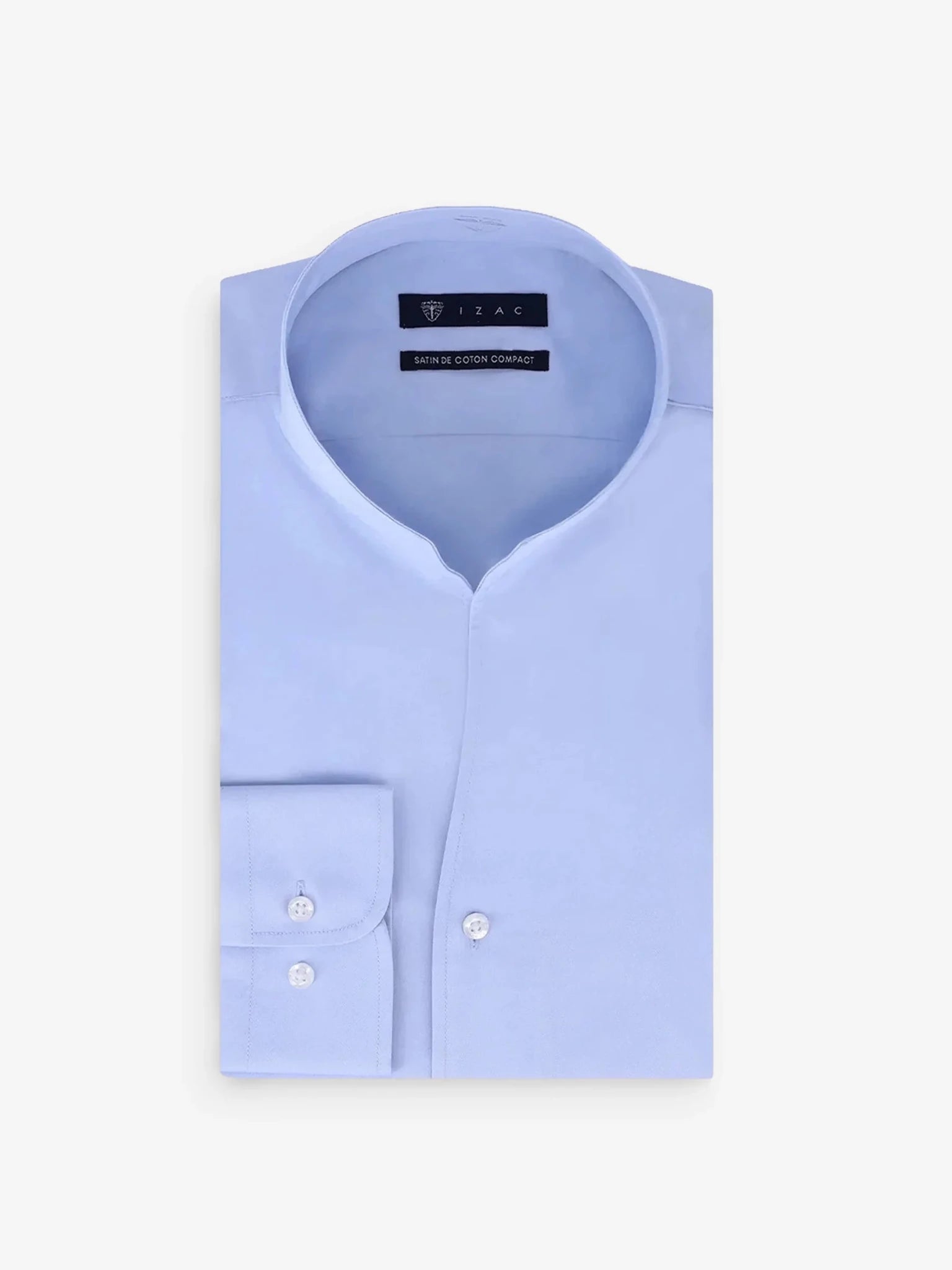 Chemise col philosophe ciel - IZAC