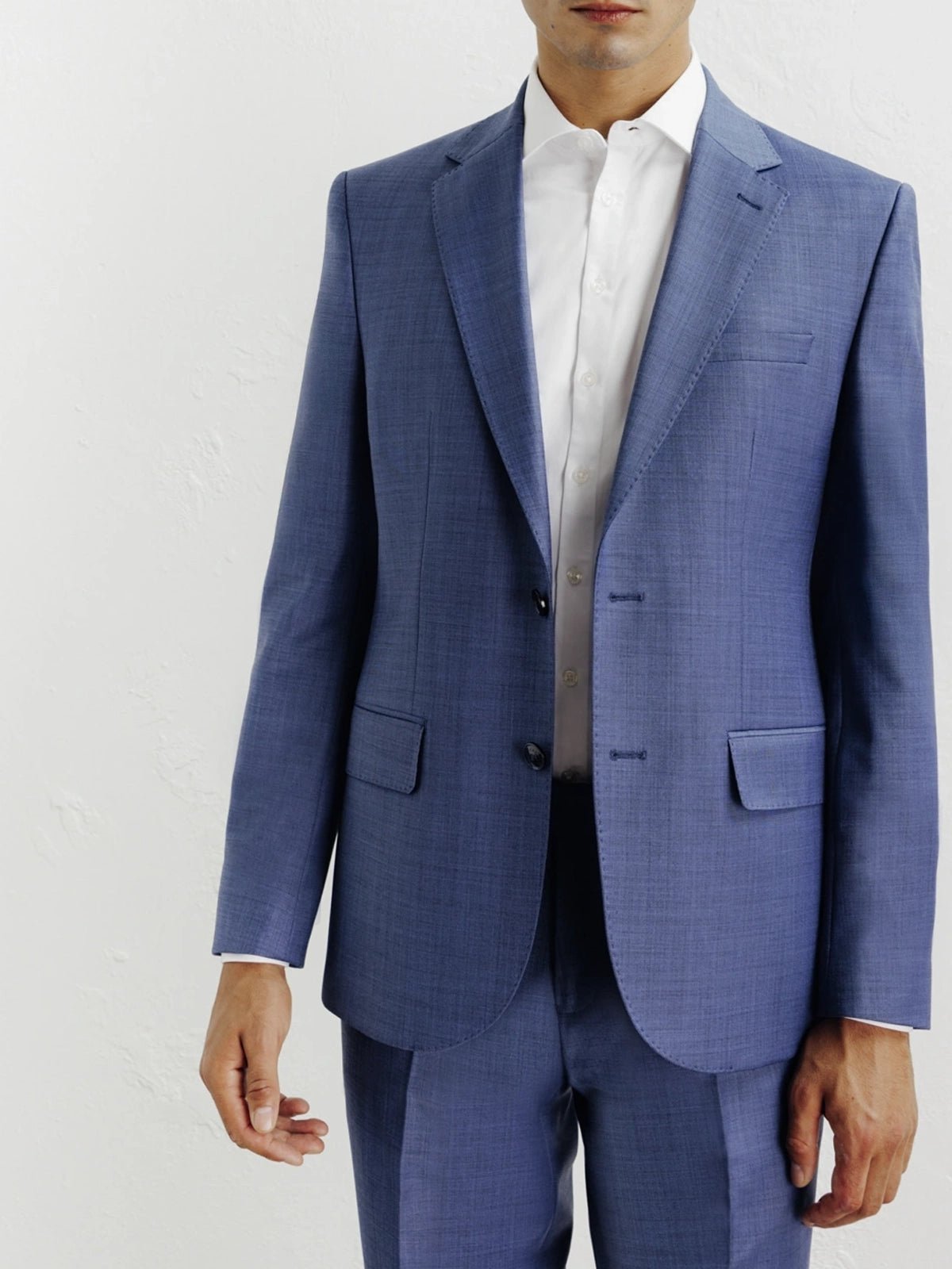Costume en laine bleu - IZAC
