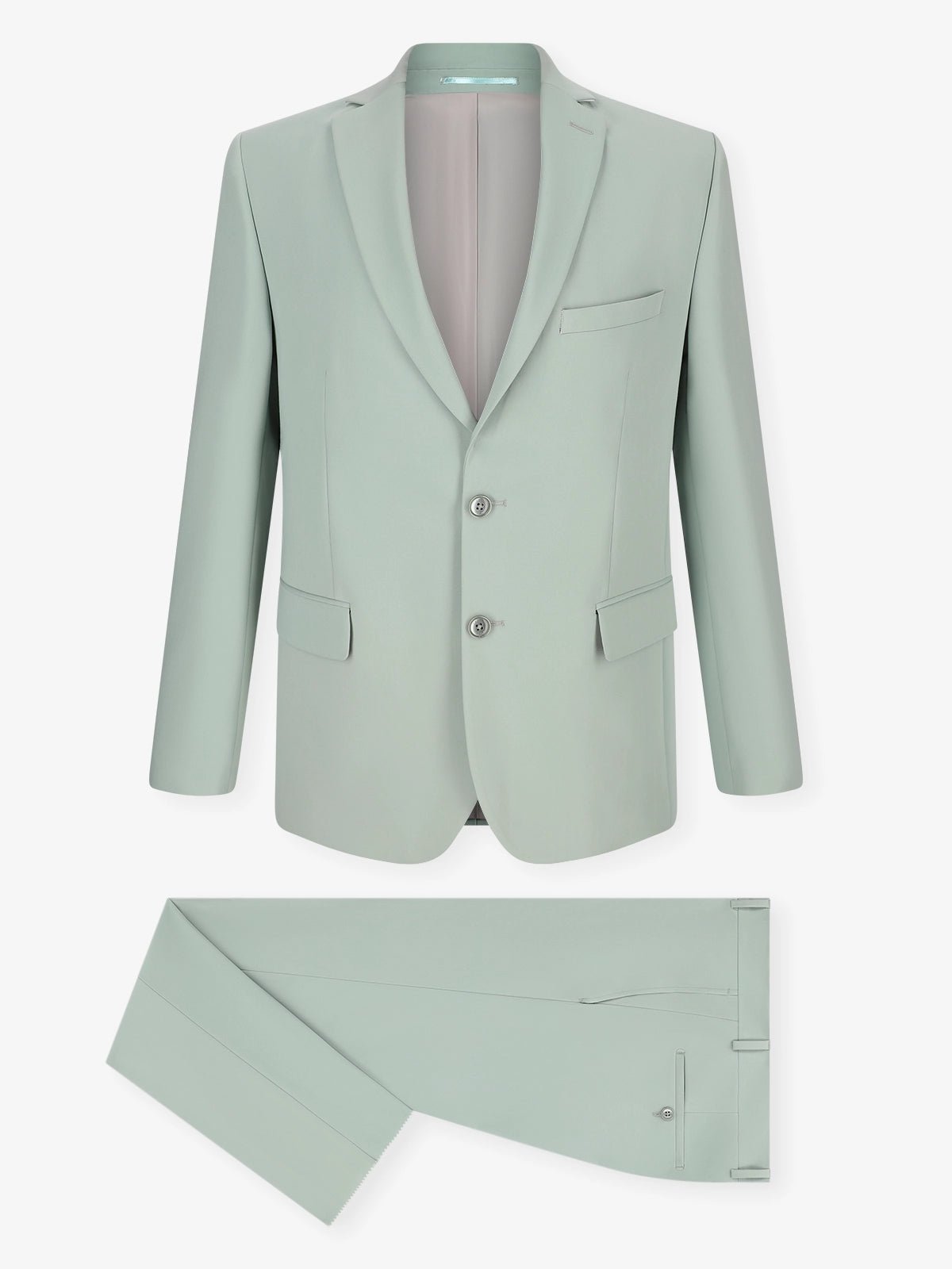 Costume 2 boutons vert clair - IZAC