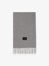 Écharpe unie gris chiné - IZAC