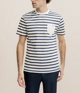T-shirt marinière marine - IZAC