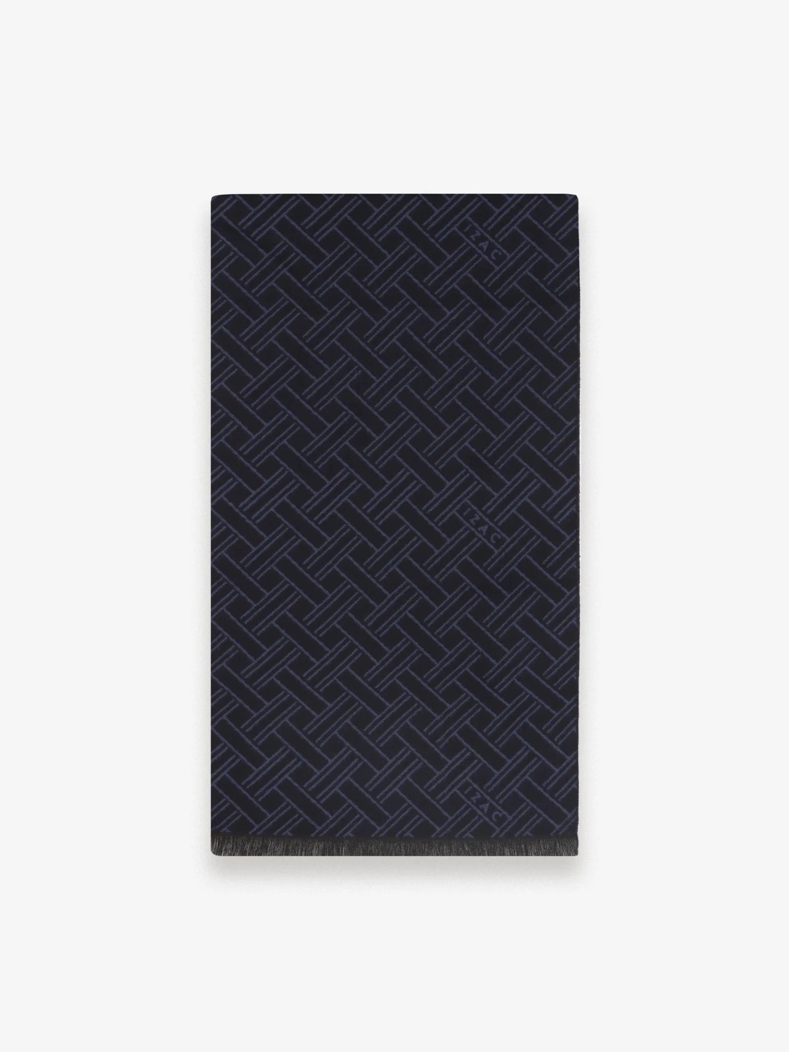 Écharpe à motifs marine - IZAC