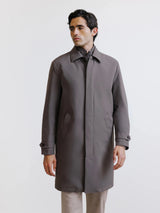 Manteau imperméable taupe - IZAC