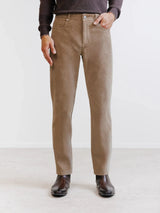 Pantalon en velours taupe - IZAC