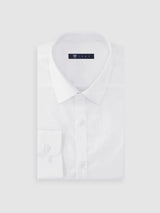 Chemise ville en coton blanche - IZAC