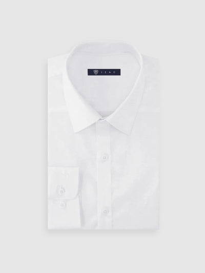 Chemise ville en coton blanche - IZAC
