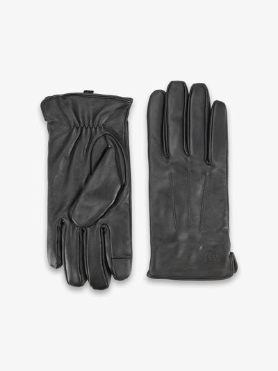 Gants en cuir noir - IZAC