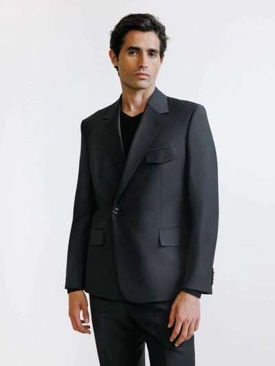 Costume croisé noir - IZAC