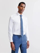 Chemise en satin de coton blanche - IZAC