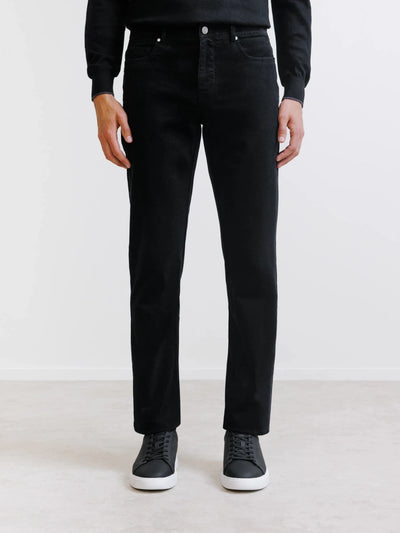 Pantalon en velours noir - IZAC