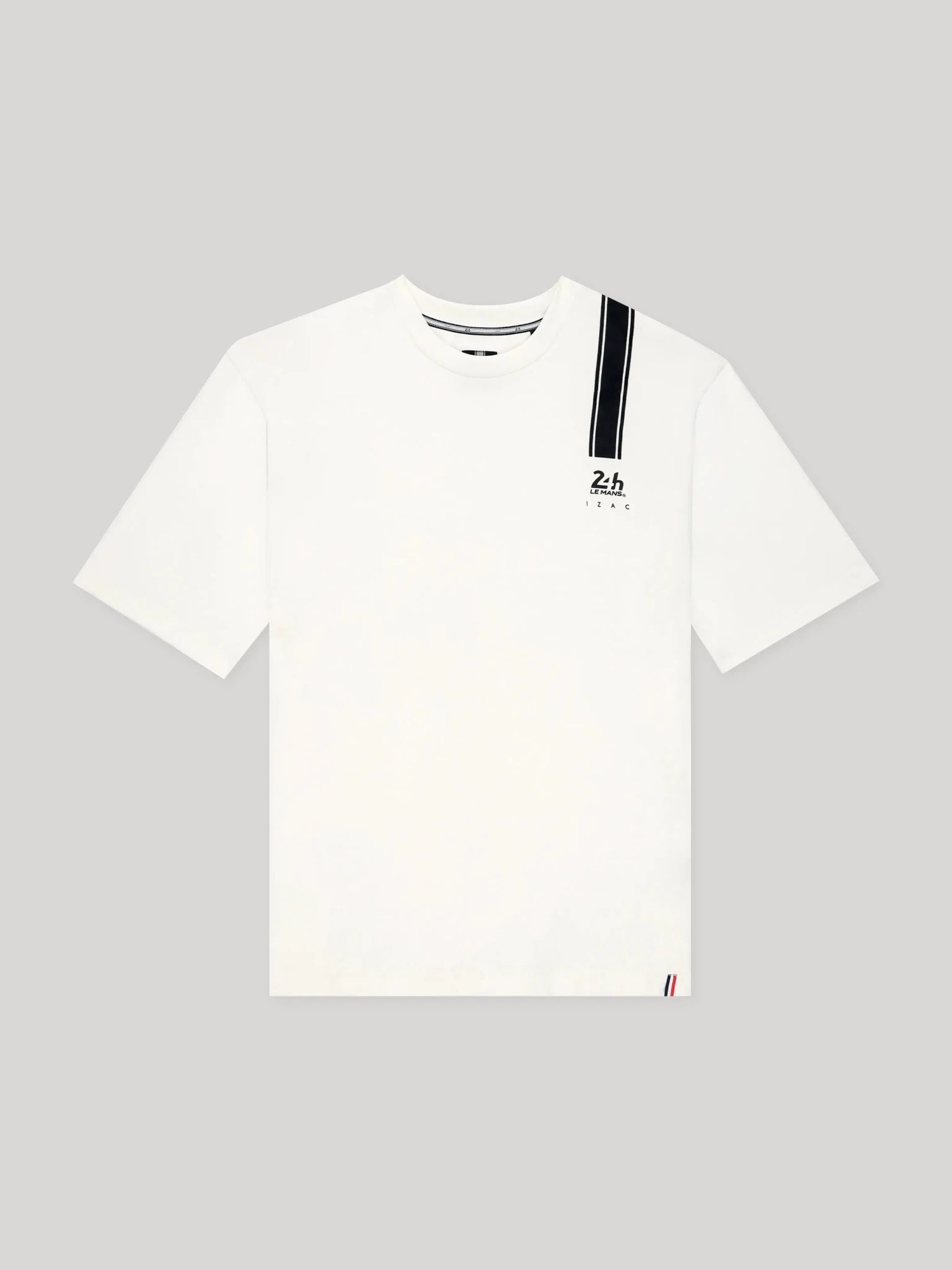 T-shirt col rond écru 24h Le Mans - IZAC