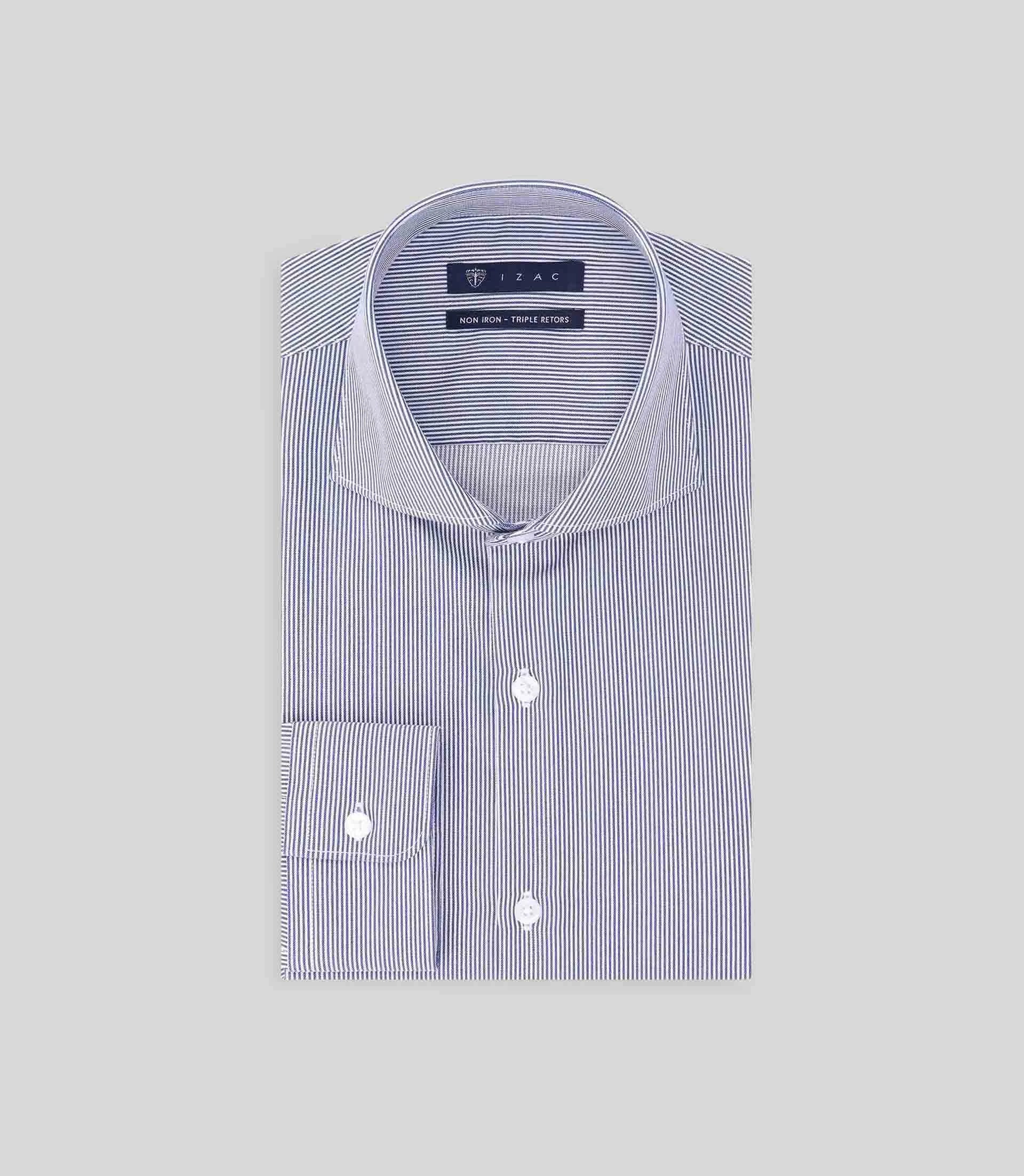 Chemise non iron marine - IZAC