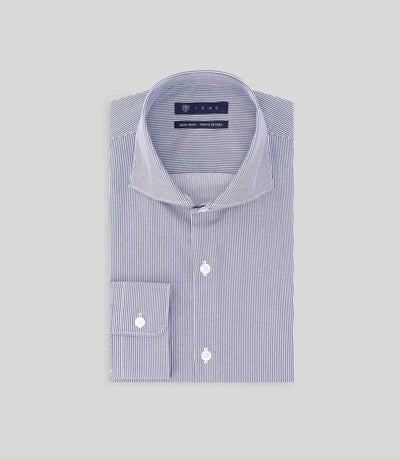 Chemise non iron marine - IZAC