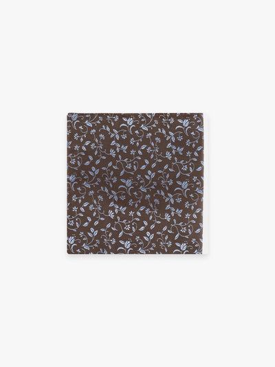 Pochette fantaisie marron - IZAC