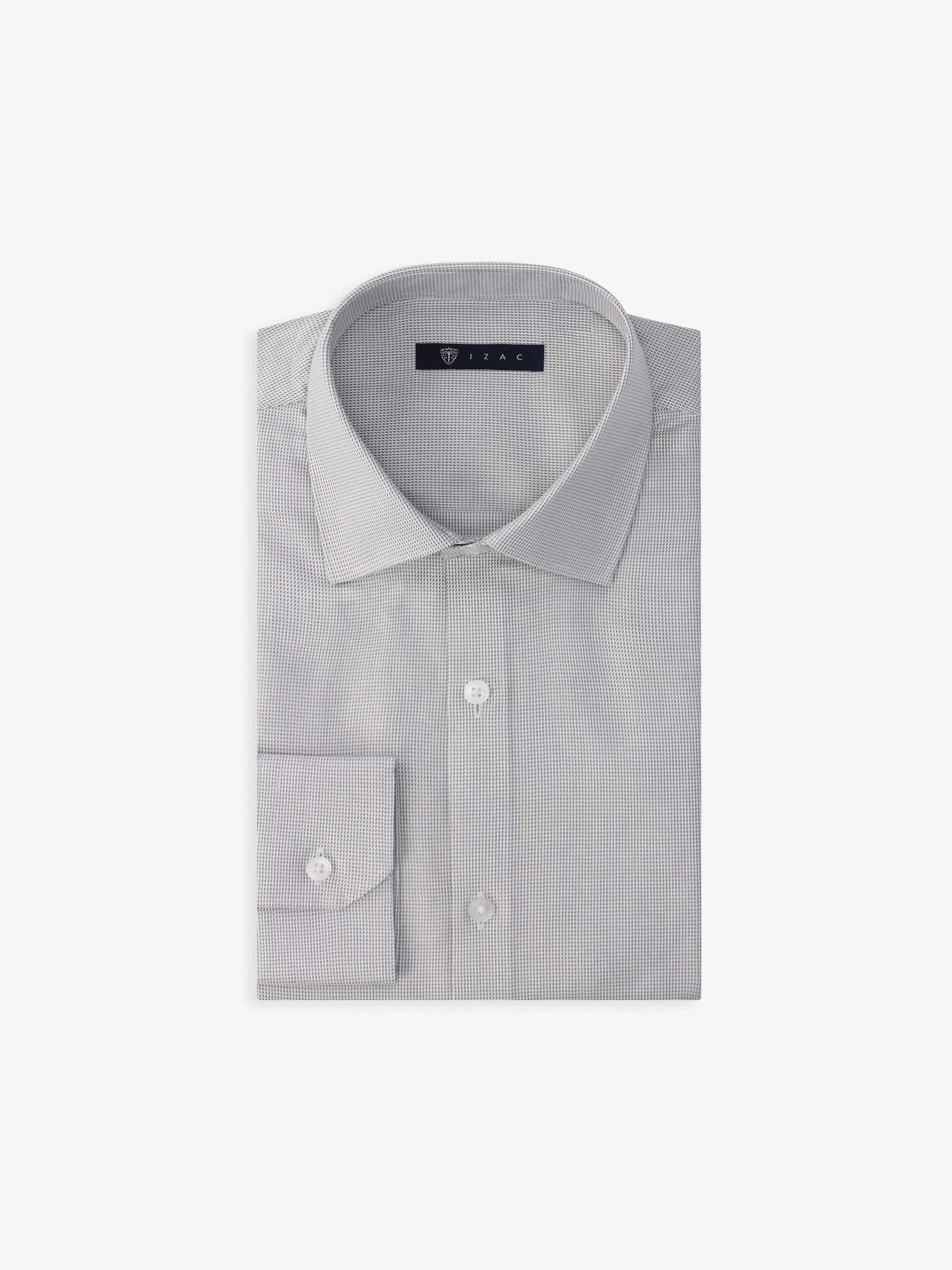 Chemise non iron grise - IZAC