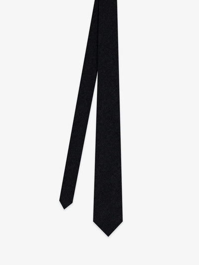 Cravate unie flanelle marine