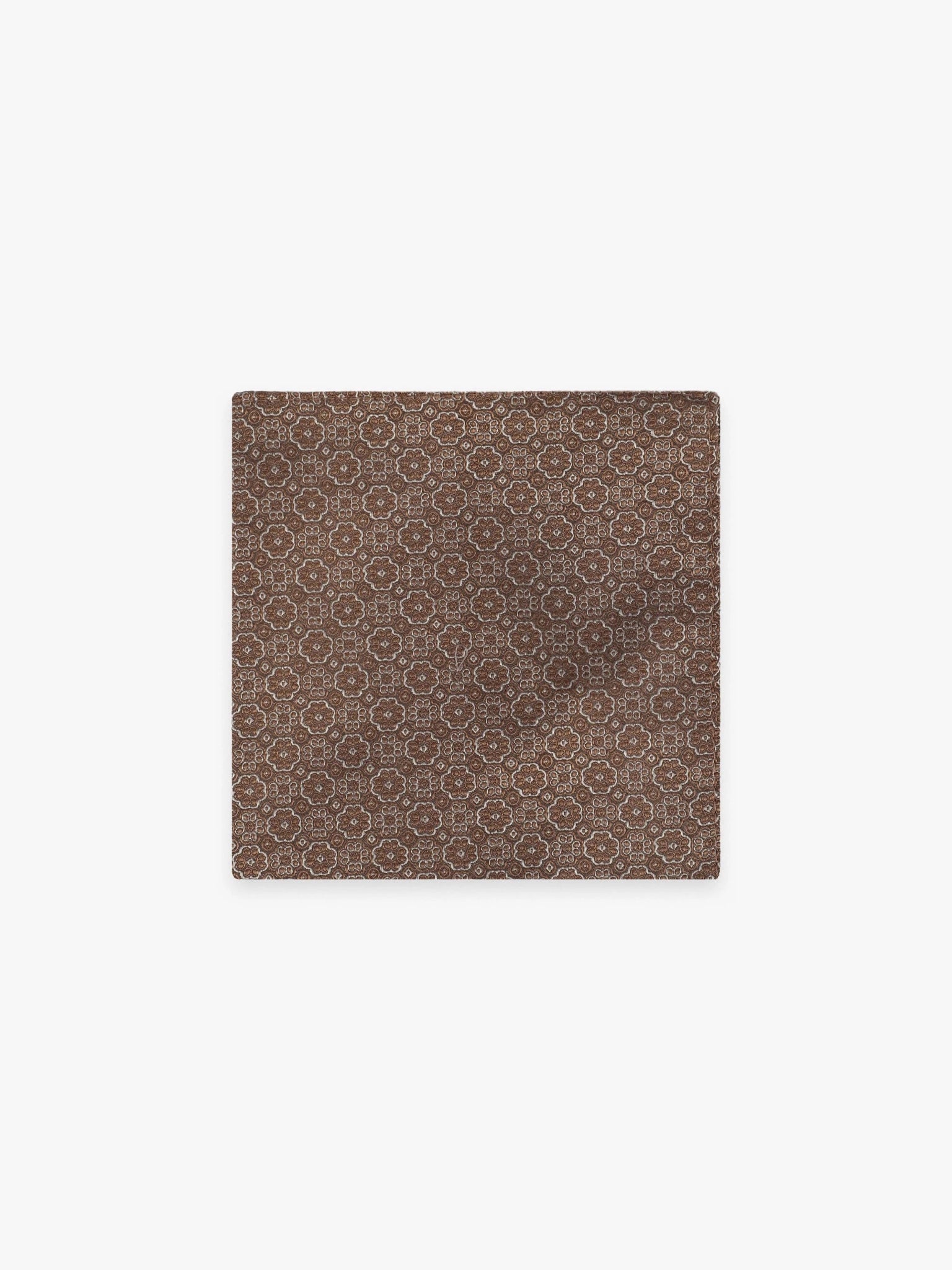 Pochette fantaisie marron - IZAC