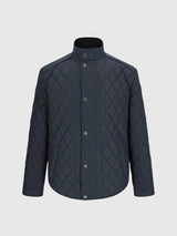 Blouson col motard marine - IZAC