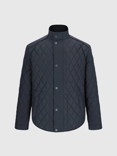 Blouson col motard marine - IZAC