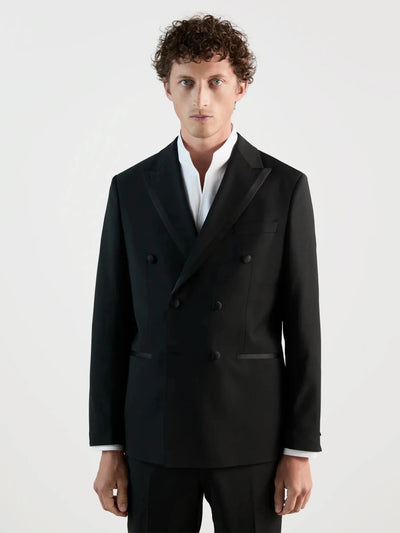 Costume croisé noir - IZAC