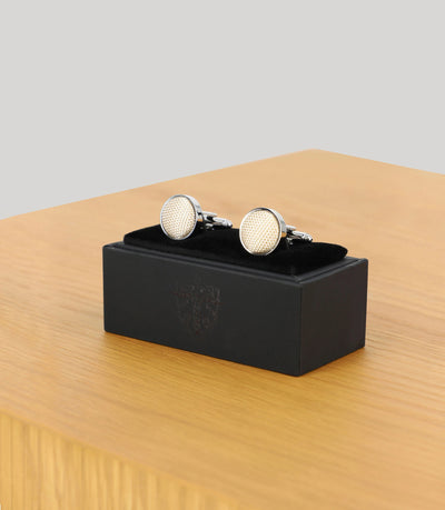 Boutons de manchette beige - IZAC