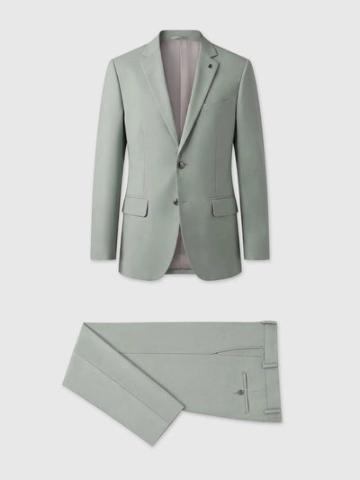 Costume 2 boutons vert clair - IZAC