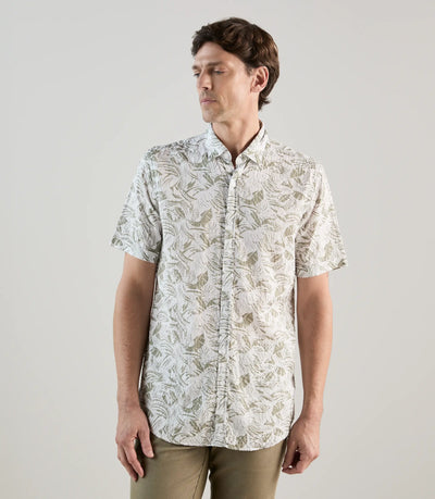 Chemise fantaisie kaki - IZAC