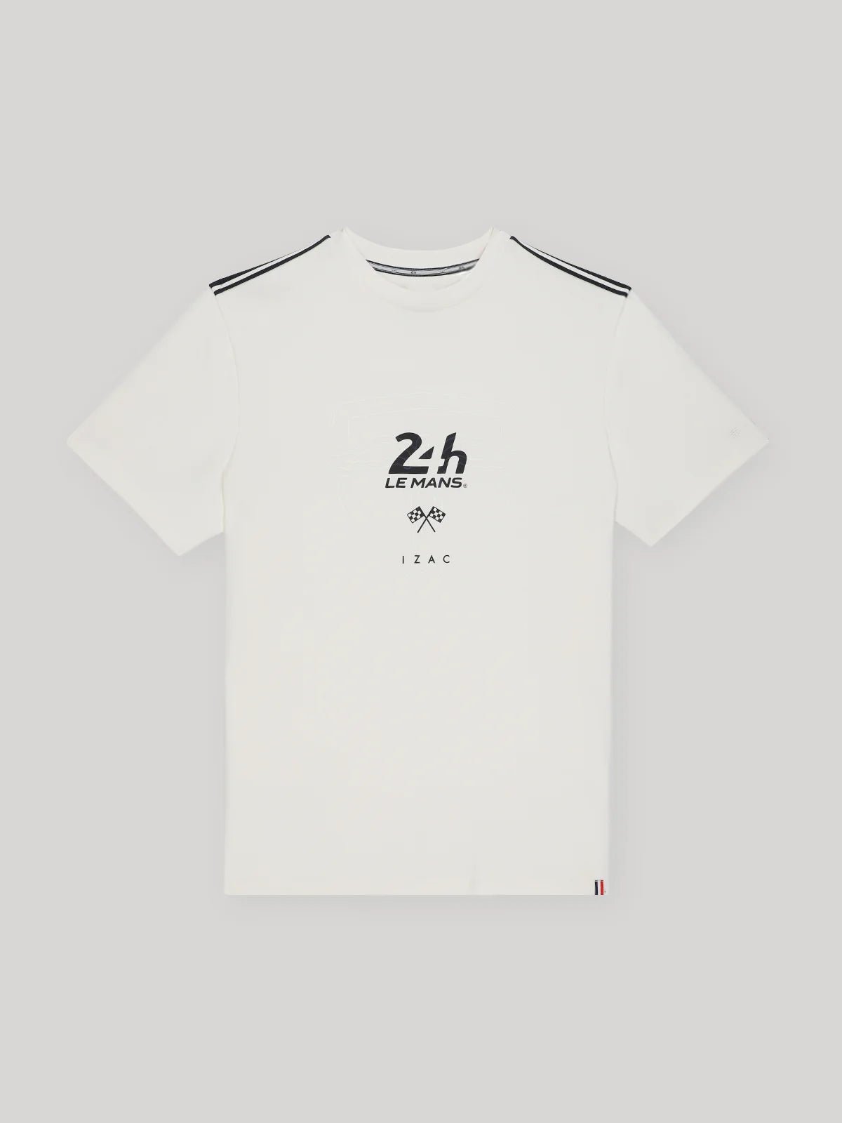 T-shirt col rond écru 24h Le Mans - IZAC