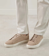 Basket en suède beige - IZAC