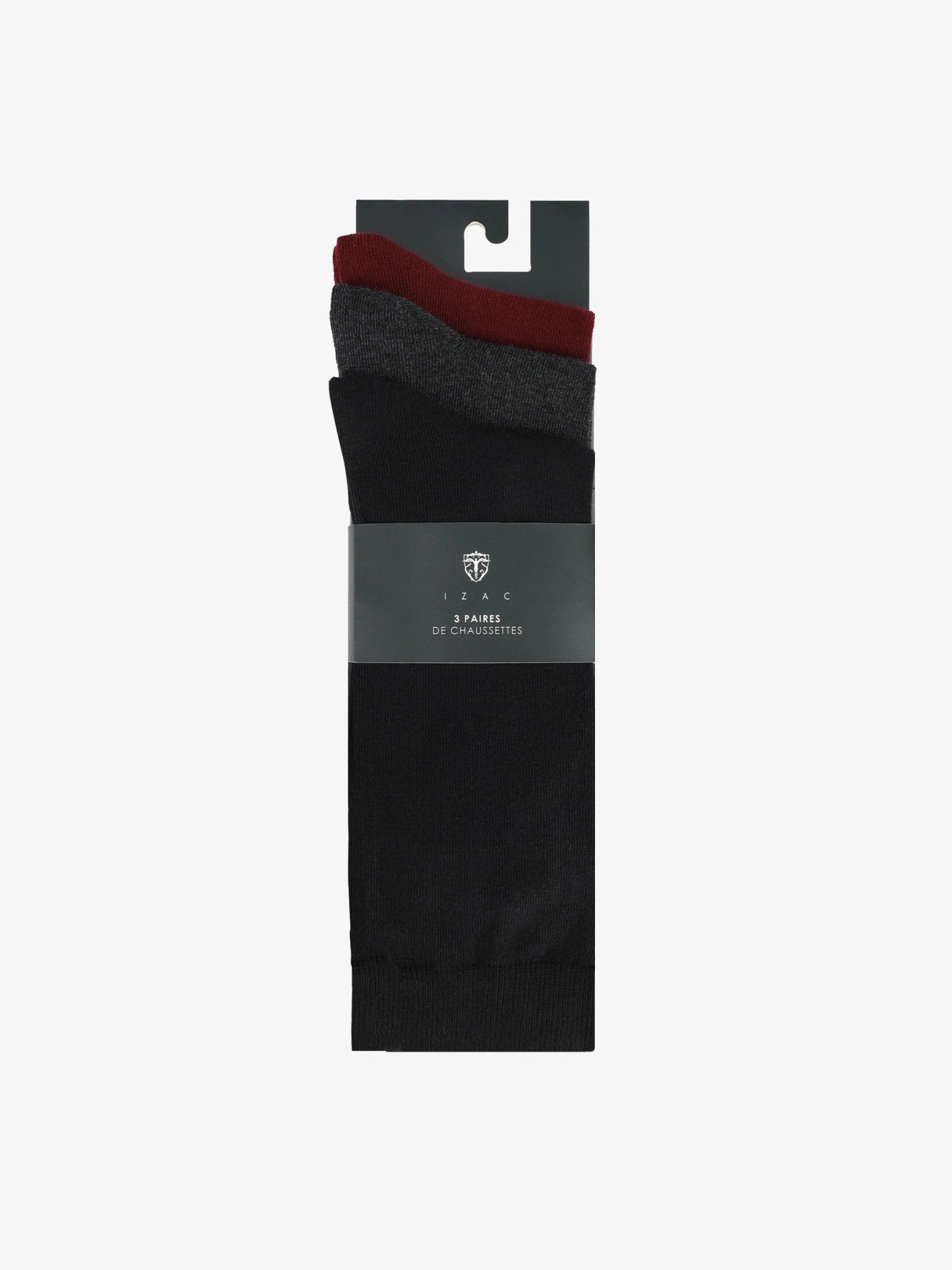 Pack de chaussettes bordeaux - IZAC