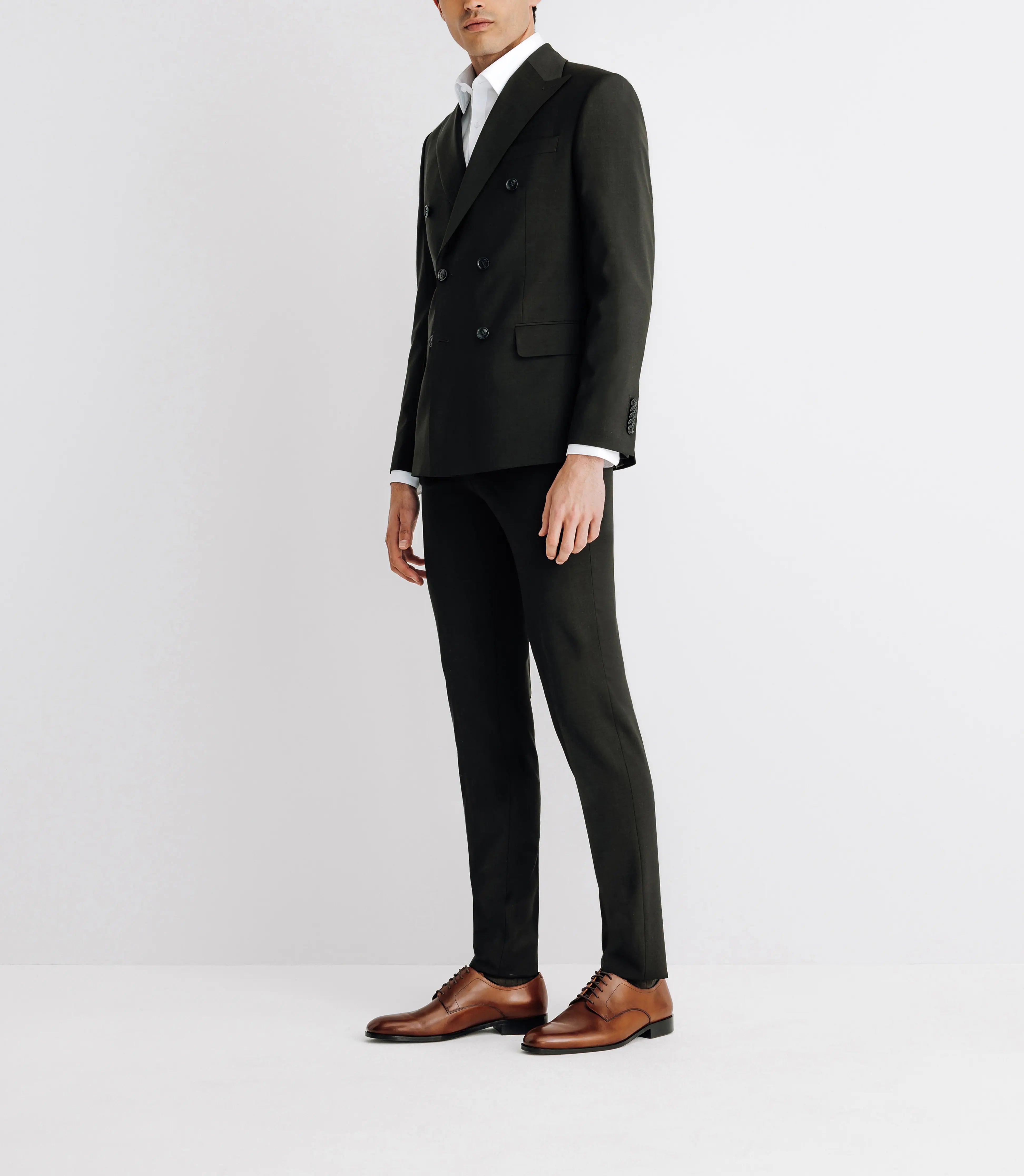 Costume croisé kaki - IZAC