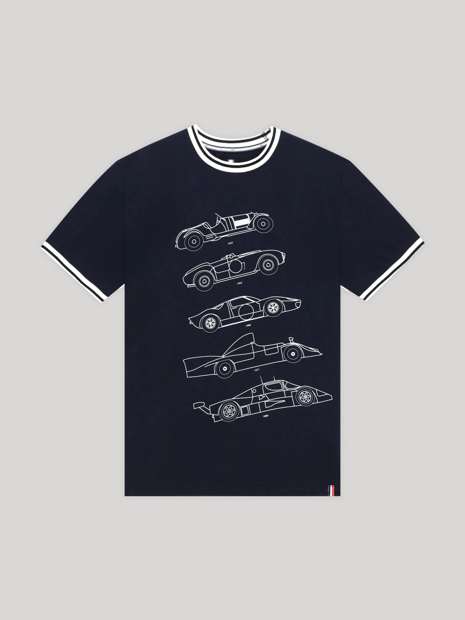 T-shirt col rond marine 24h Le Mans - IZAC