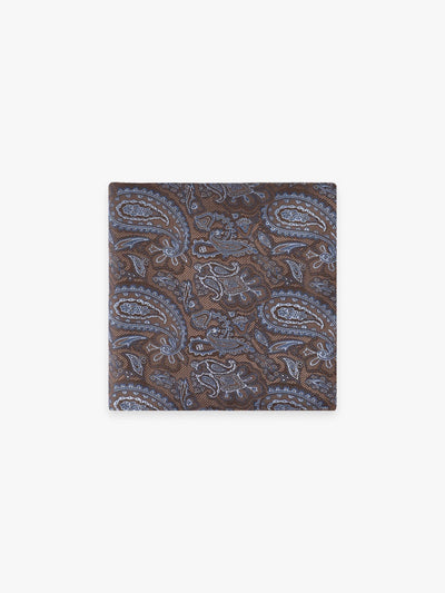 Pochette fantaisie marron - IZAC