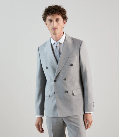 Costume croisé gris - IZAC